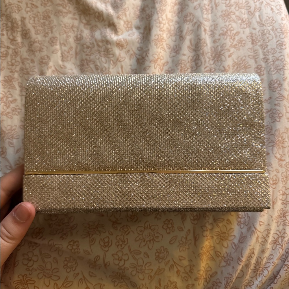 Gold Shimmer Clutch